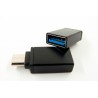 Переходник DENGOS (кабель в оболочке) OTG USB - Type-C (ADP-009)