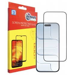 Защитное стекло DENGOS Super-D Full Glue для iPhone Air (black)