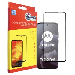 Захисне скло DENGOS Full Glue для Motorola G67 Power/G36/G36 Power (black)