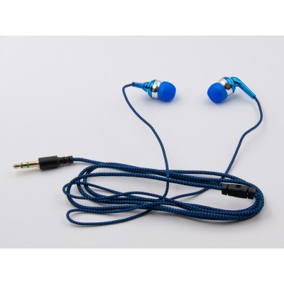 Навушники (проводна гарнітура) OFIA синя нитка (Blue)