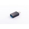Перехідник DENGOS (кабель в оболонці) OTG USB - Type-C (ADP-009)