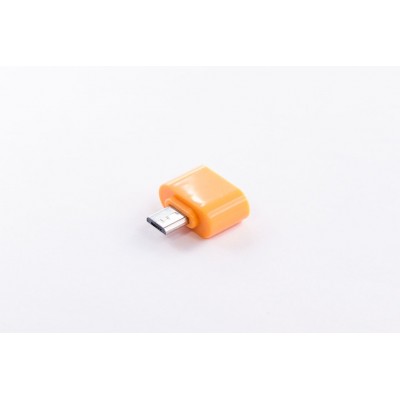 Перехідник FINE LINE (кабель в оболочке) OTG USB - Micro-USB (ADP-008-ORANGE)