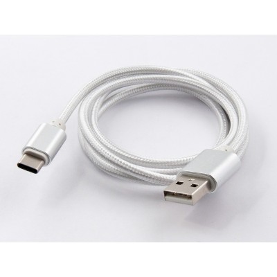 USB Type-С-кабель FINE LINE для заряда и синхронизации (белый, 100 см) (FL-NTK-TC-MT-WHITE)