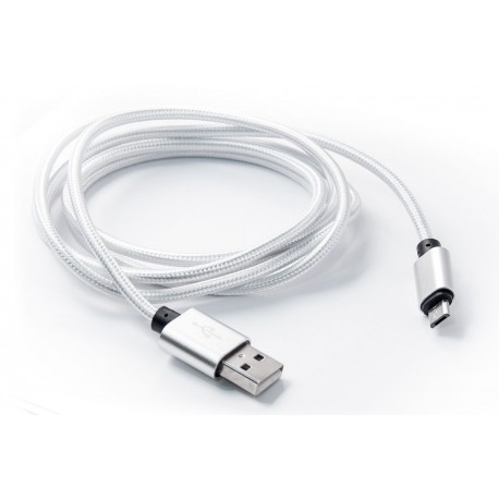 Кабель DENGOS заряду та синхронизації Micro-USB (білий, 1.5 м)(NTK-M-DL-WHITE)