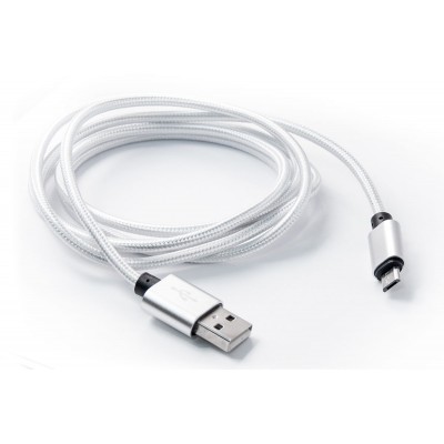 Кабель FINE LINE заряду та синхронизації Micro-USB (білий, 1.5 м)(FL-NTK-M-DL-WHITE)