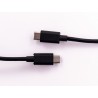 Кабель зарядки і синхронізації до зарядного пристрою, USB Type-C - USB Type-C, 1.3м(black)