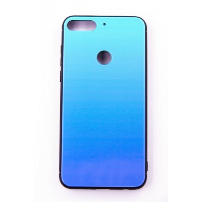 Чехол-панель Dengos (Back Cover) "Mirror" для Huawei Y6 Prime 2018, (Lighting Blue)
