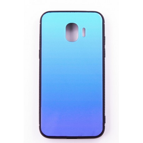 Чехол-панель Dengos (Back Cover) "Mirror" для Samsung Galaxy J4 2018 (J400), (Lighting Blue)