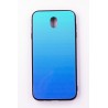 Чохол-панель Dengos (Back Cover) "Mirror" для Samsung Galaxy J7 2017 (J730),(Lighting Blue)