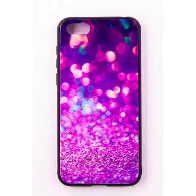 Чехол-панель Dengos (Back Cover) "Glam" для Huawei Y5 2018, фиолетовый калейдоскоп