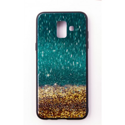 Чохол-панель Dengos (Back Cover) "Glam" для Samsung Galaxy A6 2018 (A600), золотий пісок