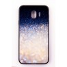 Чехол-панель Dengos (Back Cover) "Glam" для Samsung Galaxy J4 2018 (J400), бело-синий калейдоскоп