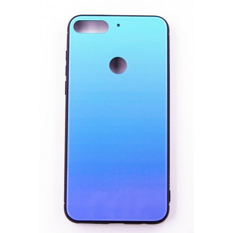 Чехол-панель Dengos (Back Cover) "Mirror" для Huawei Y7 Prime 2018, (Lighting Blue)