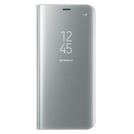 Чохол DENGOS (flipp-BOOK Clear View Standing Cover) для Samsung Galaxy А6 2018 (А600) (silver)