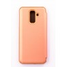 Чехол DENGOS (flipp-BOOK Clear View Standing Cover) для Samsung Galaxy А6 Plus 2018 (А605) (pink)