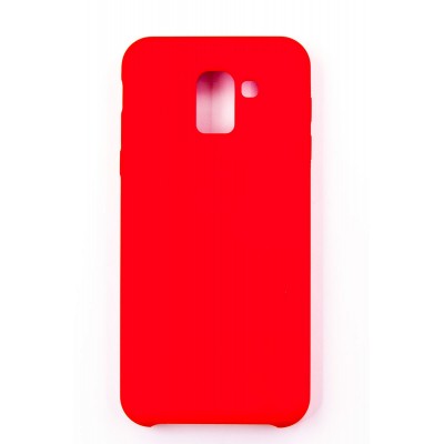 Чехол-панель FINE LINE (Back Cover) "Soft Touch" для Samsung Galaxy J6 2018 (J600)(red)