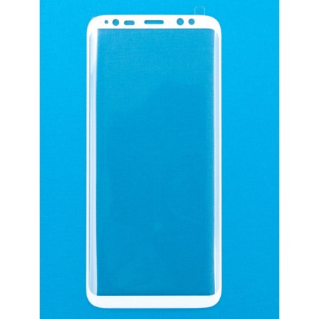 Захисне скло TEMPERED GLASS) для екрану Samsung Galaxy S8, 5D, (white)