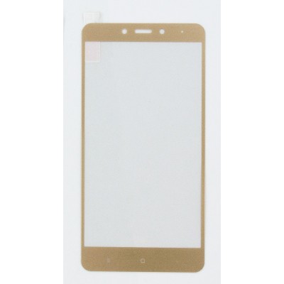Захисне скло з рамкою (Tempered Glass) Xiaomi Redmi Note4/4 PRO (Gold)