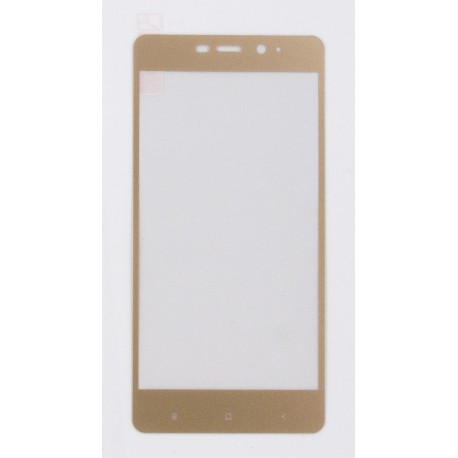 Захисне скло з рамкою (Tempered Glass) Xiaomi Redmi 4/4 PRO (Gold)