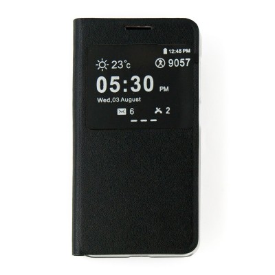 Чехол-книжка DENGOS (Flipp-Book Call ID) для Huawei Y3 II (black)