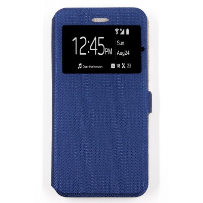 Чехол-Книжка DENGOS (flipp-BOOK Call ID) Huawei Y6 2018 (blue)