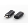 Адаптер (перехідник) Lightning (female) - micro-USB (male) , чорний (ADP-012)