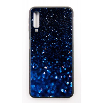 Чохол-панель Dengos (Back Cover) "Glam" для Samsung Galaxy A7 2018 (A750), синій калейдоскоп