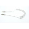 Аудіо-кабель DENGOS AUX 3,5 мм-3,5мм (white)