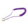 Аудіо-кабель DENGOS AUX 3,5 мм-3,5мм (purple)