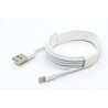 Кабель DENGOS заряду та синхронізації Lightning, 2м (white)