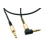 Аудио-кабель DENGOS AUX 3,5 мм-3,5мм (black)