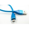 Кабель DENGOS заряда и синхронизации Micro USB, 0.2м (NTK-M-SHRT-SET-BLUE)