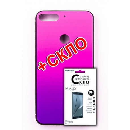 Чохол-панель FINE LINE (Back Cover) "Mirror" для Huawei Y7 Prime 2018, (pink)