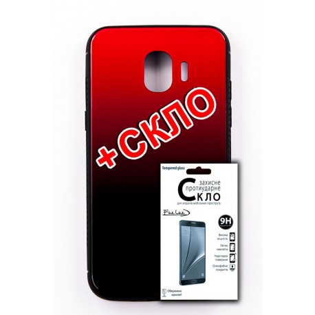 Чохол-панель FINE LINE Mirror для Samsung Galaxy J4 2018 (J400) red