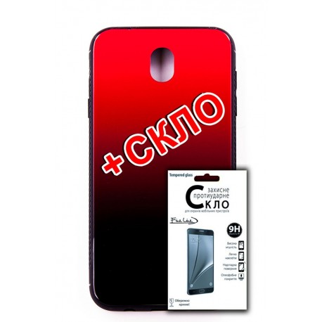 Чохол-панель FINE LINE Mirror для Samsung Galaxy J7 2017 (J730) red
