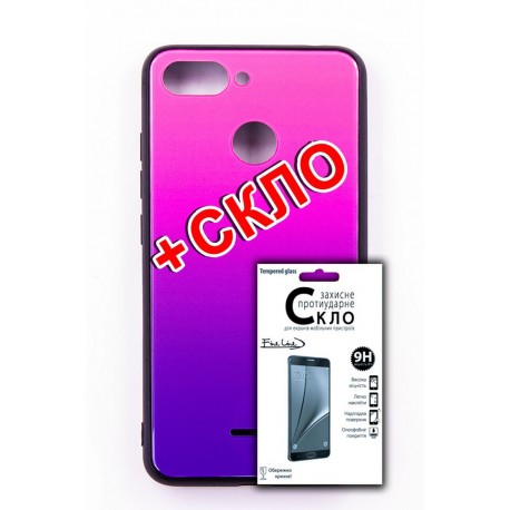 Чохол-панель FINE LINE Mirror для Xiaomi Redmi 6 pink