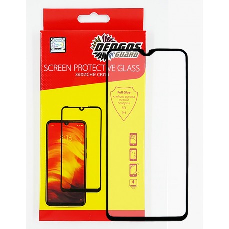 Защитное стекло DENGOS Full Glue для Samsung Galaxy M20 (M205) (black)