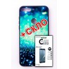 Чохол-панель FINE LINE (Back Cover) "Glam" для Huawei Y7 Prime 2018, блакитно-м'ятний калейдоскоп
