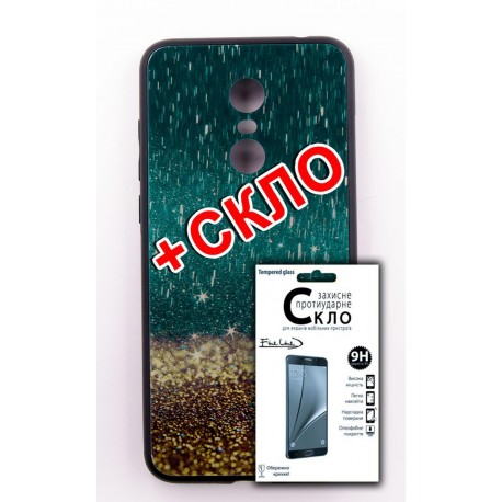 Чохол-панель FINE LINE (Back Cover) "Glam" для Xiaomi Redmi 5 Plus, золотий пісок