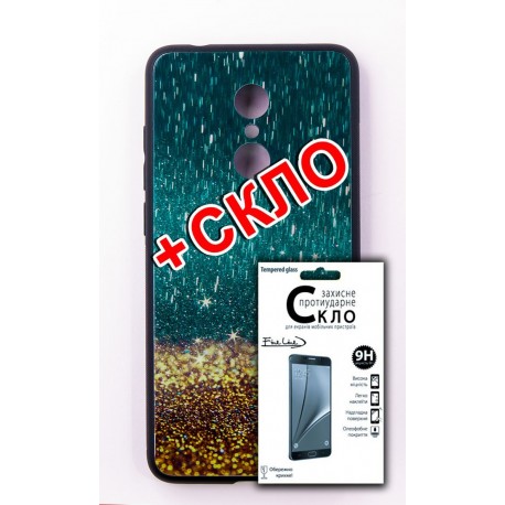 Чохол-панель FINE LINE (Back Cover) "Glam" для Xiaomi Redmi 5, золотий пісок
