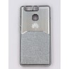 Комплект чехол "FINE LINE" (накладка) под метал для HUAWEI P9 (silver), Защитное стекло для HUAWEI P9
