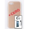 Комплект панель FINE LINE (Back Cover) для iPhone 7/8 (gold), Захисне скло для iPhone 7/8