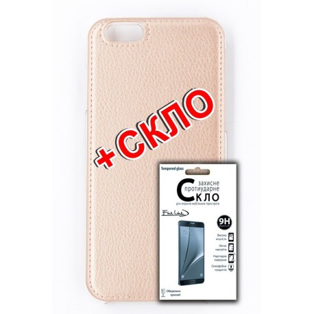 Комплект панель FINE LINE (Back Cover) для iPhone 6/6s (gold),Защитное стекло для iPhone 6/6s