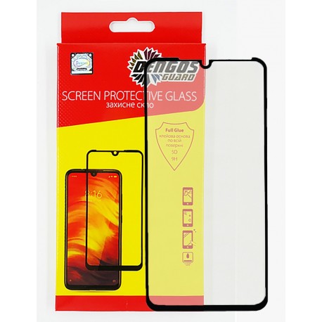 Захисне скло DENGOS Full Glue Privacy для Samsung Galaxy A30/A50 (black)