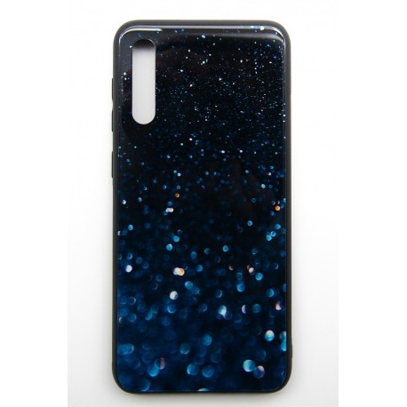 Чехол-панель Dengos (Back Cover) "Glam" для Samsung Galaxy A50, синий калейдоскоп