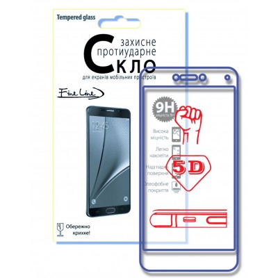 Захисне скло Fine Line 5D для iPhone 11 Pro Max (black)