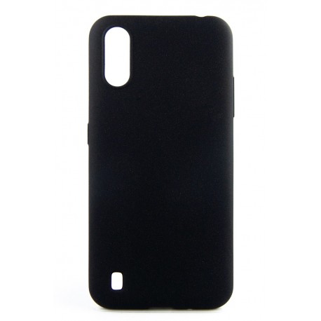 Панель DENGOS Carbon для Samsung Galaxy A01 (black)