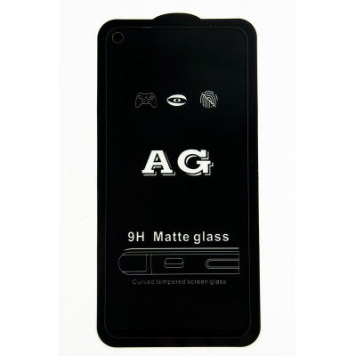 Защитное стекло DENGOS Full Glue Matte для Huawei P40 Lite/P40 Lite E (black)