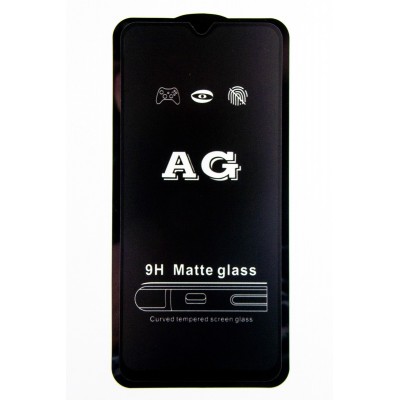 Захисне скло Fine Line Full Glue Matte для Xiaomi Redmi 9A/9C (black)