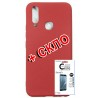 Комплект Fine Line для Vivo Y15 панель + скло захисне Carbon (Red) (FL-KM-175)